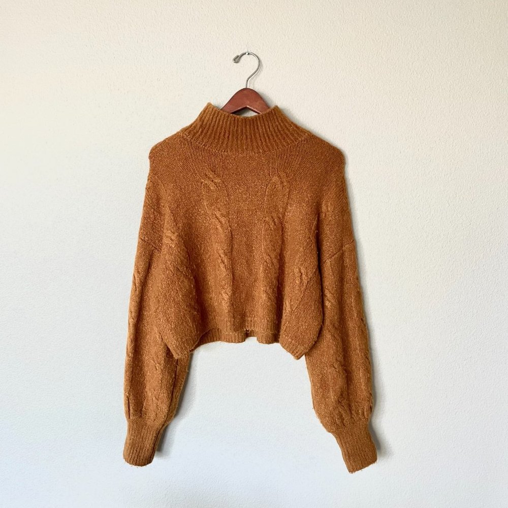 SOLD ~ UO Turtleneck Cableknit Sweater